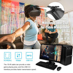 USB 3.2 Gen1 Type-C to USB 3.2 Gen1 Type-C シングルエルボー VRリンクケーブル Oculus Quest 1 / 2用、3m シングルエルボー