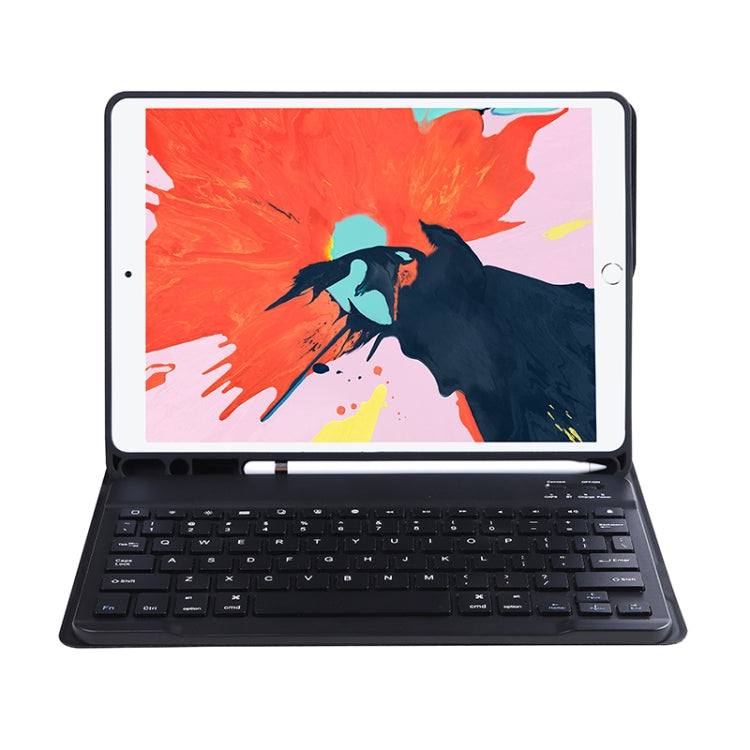 C-098B キャンディーカラー スキンフィールテクスチャ Bluetoothキーボード レザーケース ペンホルダー付き、C-098B