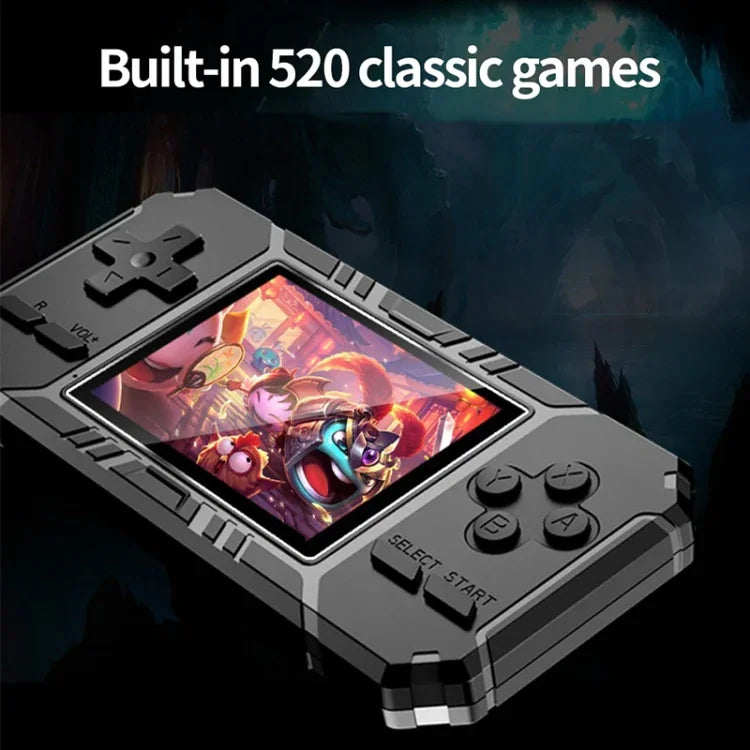 S8 3.0インチスクリーン クラシック携帯型ゲーム機 内蔵520ゲーム、S8 / アーミーグリーン、S8 / ブラック、S8 / ブルー
