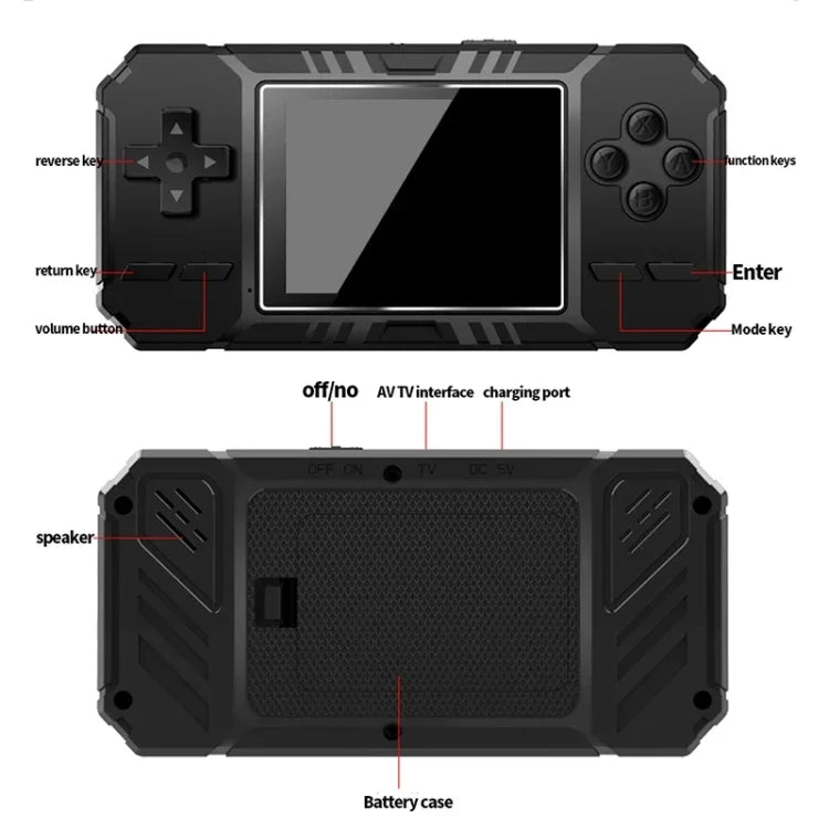 S8 3.0インチスクリーン クラシック携帯型ゲーム機 内蔵520ゲーム、S8 / アーミーグリーン、S8 / ブラック、S8 / ブルー
