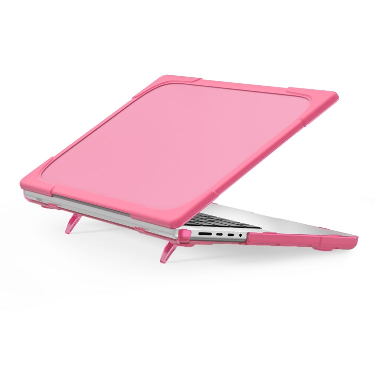 TPU + PC二色耐衝撃ノートパソコン保護ケース、MacBook Pro 16.2インチ A2485 2021用