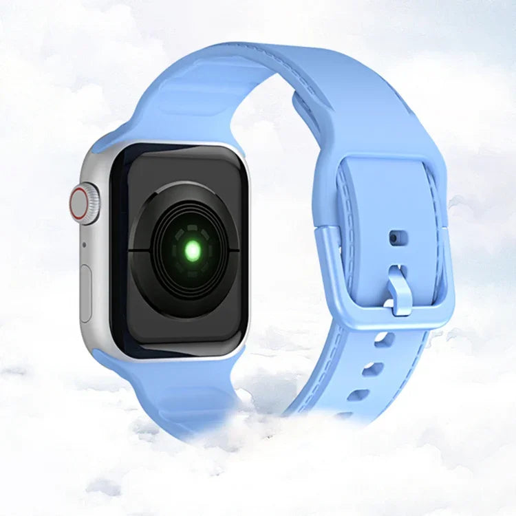 シリコンステッチウォッチバンド、Apple Watch シリーズ 7 41mm / 6&SE&5&4 40mm / 3&2&1 38mm、7 45mm / 6&SE&5&4 44mm / 3&2&1 42mm用