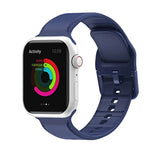 シリコンステッチウォッチバンド、Apple Watch シリーズ 7 41mm / 6&SE&5&4 40mm / 3&2&1 38mm、7 45mm / 6&SE&5&4 44mm / 3&2&1 42mm用