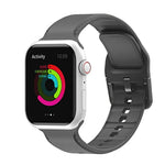 シリコンステッチウォッチバンド、Apple Watch シリーズ 7 41mm / 6&SE&5&4 40mm / 3&2&1 38mm、7 45mm / 6&SE&5&4 44mm / 3&2&1 42mm用