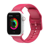 シリコンステッチウォッチバンド、Apple Watch シリーズ 7 41mm / 6&SE&5&4 40mm / 3&2&1 38mm、7 45mm / 6&SE&5&4 44mm / 3&2&1 42mm用