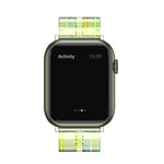 オーロラ透明シリコンウォッチバンド、Apple Watch シリーズ 7 41mm / 6&SE&5&4 40mm / 3&2&1 38mm、7 45mm / 6&SE&5&4 44mm / 3&2&1 42mm用
