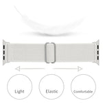 ポリエステルナイロンウォッチバンド、Apple Watch シリーズ 7 41mm / 6&SE&5&4 40mm / 3&2&1 38mm、7 45mm / 6&SE&5&4 44mm / 3&2&1 42mm用