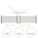 ポリエステルナイロンウォッチバンド、Apple Watch シリーズ 7 41mm / 6&SE&5&4 40mm / 3&2&1 38mm、7 45mm / 6&SE&5&4 44mm / 3&2&1 42mm用