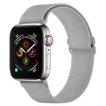 ポリエステルナイロンウォッチバンド、Apple Watch シリーズ 7 41mm / 6&SE&5&4 40mm / 3&2&1 38mm、7 45mm / 6&SE&5&4 44mm / 3&2&1 42mm用