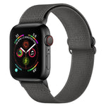ポリエステルナイロンウォッチバンド、Apple Watch シリーズ 7 41mm / 6&SE&5&4 40mm / 3&2&1 38mm、7 45mm / 6&SE&5&4 44mm / 3&2&1 42mm用