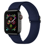 ポリエステルナイロンウォッチバンド、Apple Watch シリーズ 7 41mm / 6&SE&5&4 40mm / 3&2&1 38mm、7 45mm / 6&SE&5&4 44mm / 3&2&1 42mm用