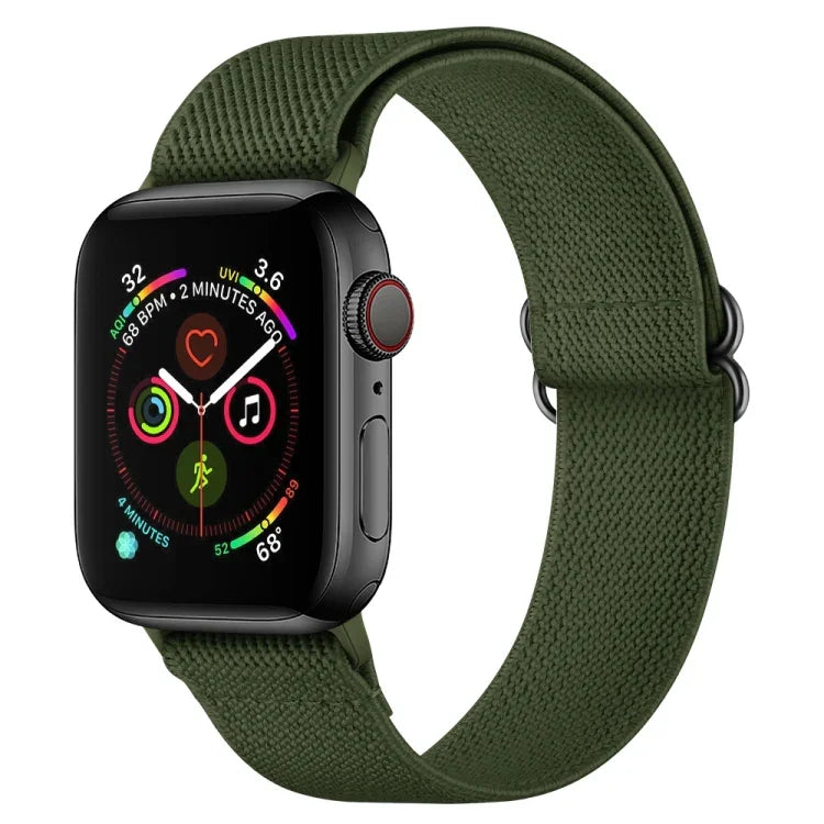ポリエステルナイロンウォッチバンド、Apple Watch シリーズ 7 41mm / 6&SE&5&4 40mm / 3&2&1 38mm、7 45mm / 6&SE&5&4 44mm / 3&2&1 42mm用