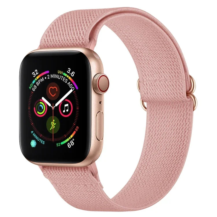 ポリエステルナイロンウォッチバンド、Apple Watch シリーズ 7 41mm / 6&SE&5&4 40mm / 3&2&1 38mm、7 45mm / 6&SE&5&4 44mm / 3&2&1 42mm用