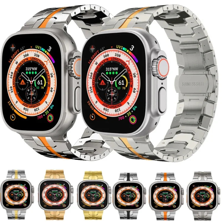 Apple Watchシリーズ用スチールウォッチバンド, 7 41mm / 6&SE&5&4 40mm / 3&2&1 38mm, 7 45mm / 6&SE&5&4 44mm / 3&2&1 42mm