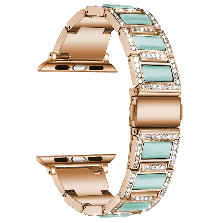 22mmメタルオパールウォッチバンド Apple Watchシリーズ用, 7 41mm / 6&SE&5&4 40mm / 3&2&1 38mm, 7 45mm / 6&SE&5&4 44mm / 3&2&1 42mm