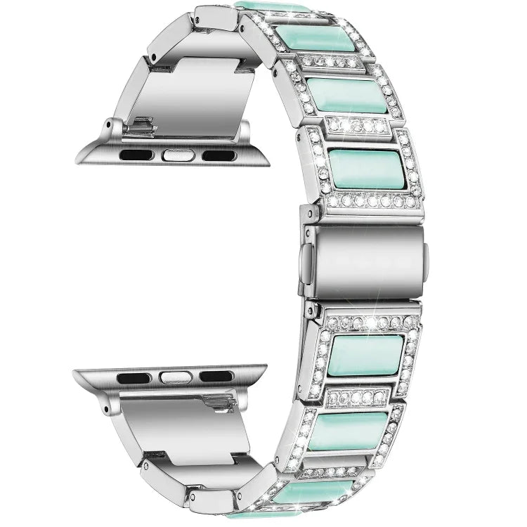 22mmメタルオパールウォッチバンド Apple Watchシリーズ用, 7 41mm / 6&SE&5&4 40mm / 3&2&1 38mm, 7 45mm / 6&SE&5&4 44mm / 3&2&1 42mm