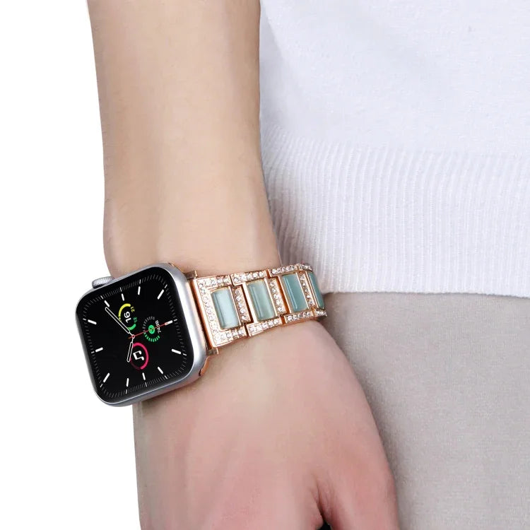 22mmメタルオパールウォッチバンド Apple Watchシリーズ用, 7 41mm / 6&SE&5&4 40mm / 3&2&1 38mm, 7 45mm / 6&SE&5&4 44mm / 3&2&1 42mm