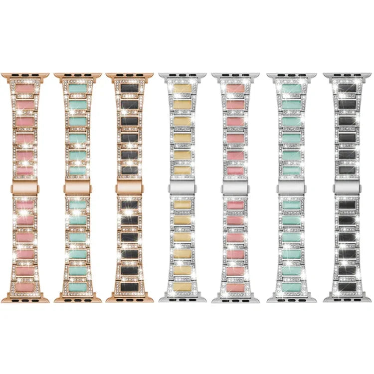 22mmメタルオパールウォッチバンド Apple Watchシリーズ用, 7 41mm / 6&SE&5&4 40mm / 3&2&1 38mm, 7 45mm / 6&SE&5&4 44mm / 3&2&1 42mm