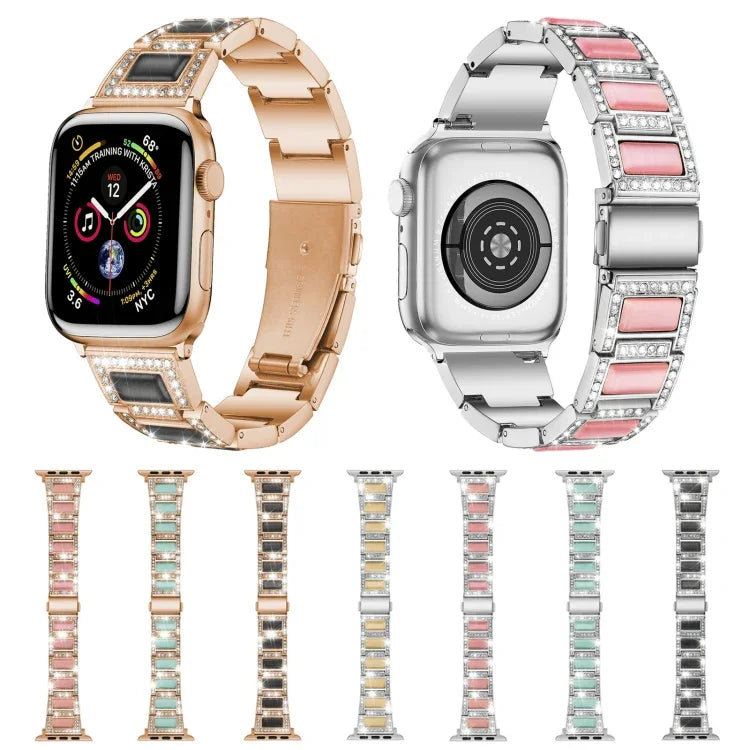 22mmメタルオパールウォッチバンド Apple Watchシリーズ用, 7 41mm / 6&SE&5&4 40mm / 3&2&1 38mm, 7 45mm / 6&SE&5&4 44mm / 3&2&1 42mm