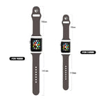 Apple Watchシリーズ用ヒョウ柄エンボスシリコンウォッチバンド, 7 41mm / 6&SE&5&4 40mm / 3&2&1 38mm, 7 45mm / 6&SE&5&4 44mm / 3&2&1 42mm