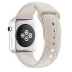 Apple Watchシリーズ用ヒョウ柄エンボスシリコンウォッチバンド, 7 41mm / 6&SE&5&4 40mm / 3&2&1 38mm, 7 45mm / 6&SE&5&4 44mm / 3&2&1 42mm