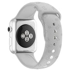 Apple Watchシリーズ用犬の足跡エンボスシリコンウォッチバンド, 7 41mm / 6&SE&5&4 40mm / 3&2&1 38mm, 7 45mm / 6&SE&5&4 44mm / 3&2&1 42mm