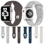 Apple Watchシリーズ用犬の足跡エンボスシリコンウォッチバンド, 7 41mm / 6&SE&5&4 40mm / 3&2&1 38mm, 7 45mm / 6&SE&5&4 44mm / 3&2&1 42mm