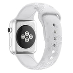 Apple Watchシリーズ用四つ葉のクローバーエンボスシリコンウォッチバンド, 7 45mm / 6&SE&5&4 44mm / 3&2&1 42mm, 7 41mm / 6&SE&5&4 40mm / 3&2&1 38mm