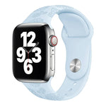 Apple Watchシリーズ用ひまわりエンボスシリコンウォッチバンド, 7 41mm / 6&SE&5&4 40mm / 3&2&1 38mm, 7 45mm / 6&SE&5&4 44mm / 3&2&1 42mm