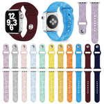 Apple Watchシリーズ用ひまわりエンボスシリコンウォッチバンド, 7 41mm / 6&SE&5&4 40mm / 3&2&1 38mm, 7 45mm / 6&SE&5&4 44mm / 3&2&1 42mm