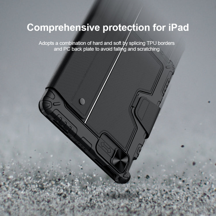NILLKIN Bluetoothタッチキーボード スマート保護タブレットケース、iPad Air 10.9 2020 / Air 4 / Air 5 / Pro 11 2020 / 2021 / 2022用