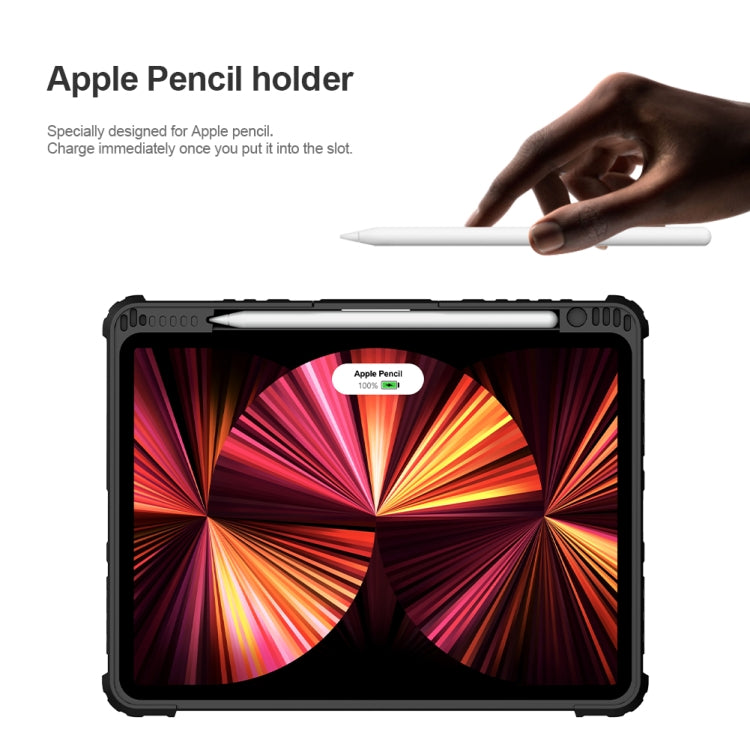 NILLKIN Bluetoothタッチキーボード スマート保護タブレットケース、iPad Air 10.9 2020 / Air 4 / Air 5 / Pro 11 2020 / 2021 / 2022用
