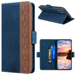Stitching Magnetic RFID Leather Case, For iPhone XS Max, For iPhone SE 2022 / SE 2020 / 7 / 8, For iPhone 7 Plus / 8 Plus