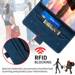 Stitching Magnetic RFID Leather Case, For iPhone XS Max, For iPhone SE 2022 / SE 2020 / 7 / 8, For iPhone 7 Plus / 8 Plus