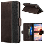 Stitching Magnetic RFID Leather Case, For iPhone XS Max, For iPhone SE 2022 / SE 2020 / 7 / 8, For iPhone 7 Plus / 8 Plus