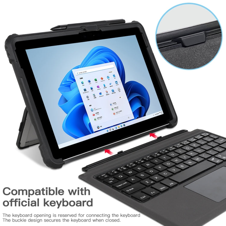 アクリル透明ハンドショルダーストラップ付きノートパソコンケース、Microsoft Surface Pro 8用、Microsoft Surface Pro 4 / 5 / 6 / 7 / 7+用、Microsoft Surface Go 1 / 2 / 3用