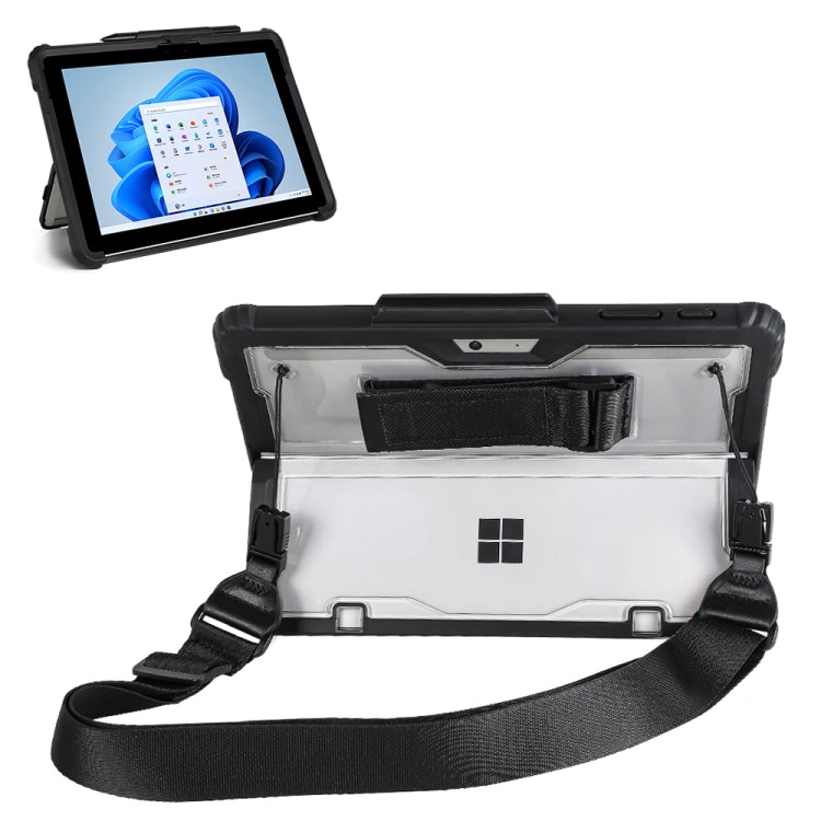 アクリル透明ハンドショルダーストラップ付きノートパソコンケース、Microsoft Surface Pro 8用、Microsoft Surface Pro 4 / 5 / 6 / 7 / 7+用、Microsoft Surface Go 1 / 2 / 3用
