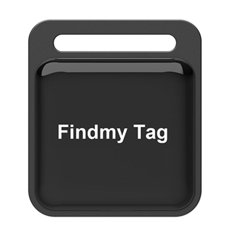 Findmy Tag スクエア型スマートBluetooth迷子防止アラームロケーター トラッカー、スクエア（ホワイト）、スクエア（ブラック）