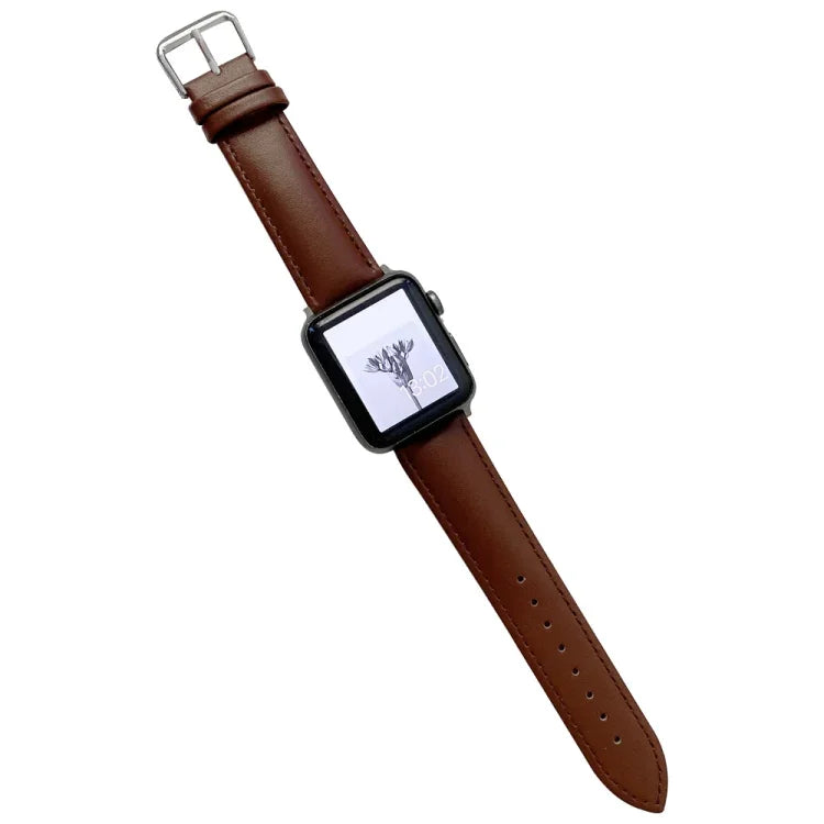 光沢レザーウォッチバンド Apple Watchシリーズ用, 7 41mm / 6&SE&5&4 40mm / 3&2&1 38mm, 7 45mm / 6&SE&5&4 44mm / 3&2&1 42mm