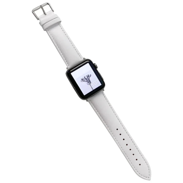 光沢レザーウォッチバンド Apple Watchシリーズ用, 7 41mm / 6&SE&5&4 40mm / 3&2&1 38mm, 7 45mm / 6&SE&5&4 44mm / 3&2&1 42mm