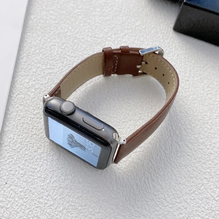 光沢レザーウォッチバンド Apple Watchシリーズ用, 7 41mm / 6&SE&5&4 40mm / 3&2&1 38mm, 7 45mm / 6&SE&5&4 44mm / 3&2&1 42mm
