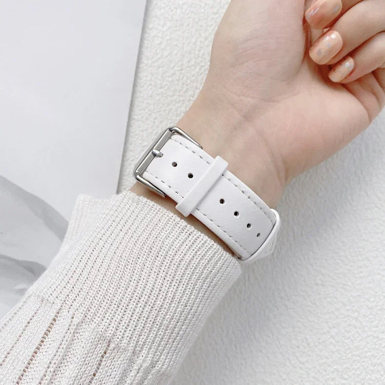 光沢レザーウォッチバンド Apple Watchシリーズ用, 7 41mm / 6&SE&5&4 40mm / 3&2&1 38mm, 7 45mm / 6&SE&5&4 44mm / 3&2&1 42mm