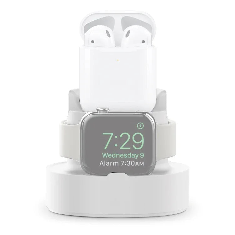 A001 3イン1シリコン充電ホルダー iPhone / iWatch / AirPods用