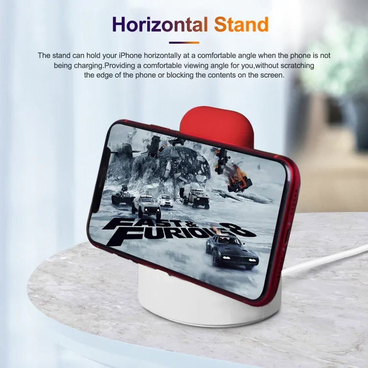A001 3イン1シリコン充電ホルダー iPhone / iWatch / AirPods用