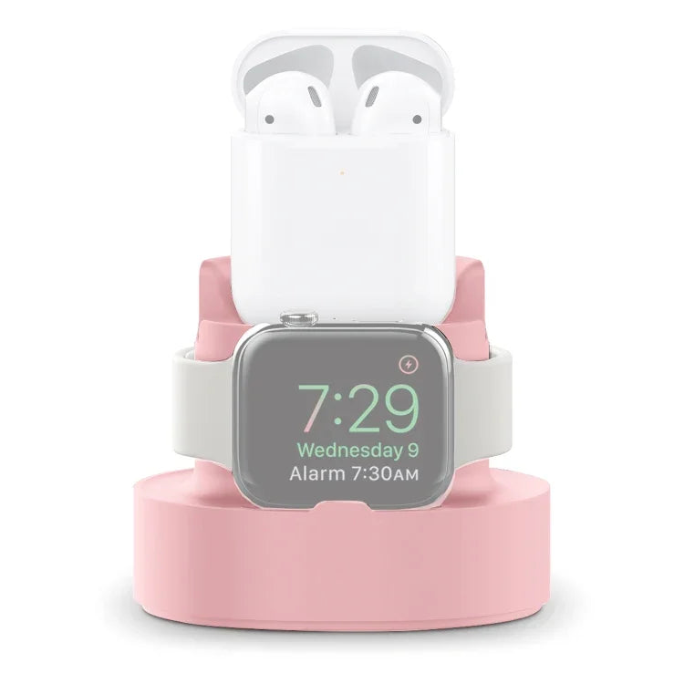 A001 3イン1シリコン充電ホルダー iPhone / iWatch / AirPods用