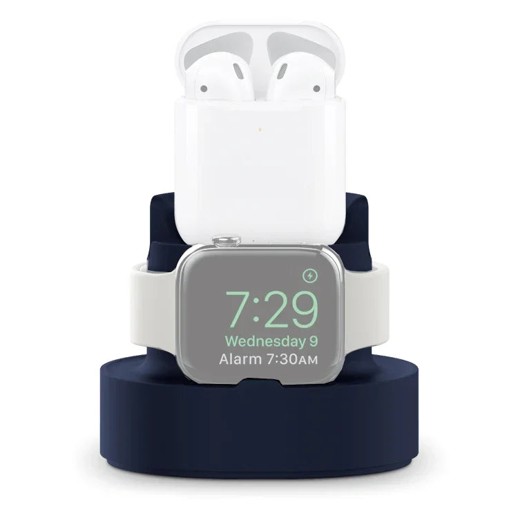 A001 3イン1シリコン充電ホルダー iPhone / iWatch / AirPods用