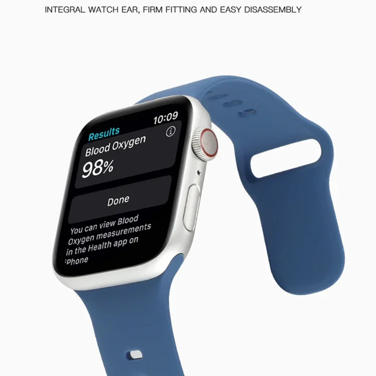 液体シリコンウォッチバンド Apple Watchシリーズ用, 7 45mm / 6&SE&5&4 44mm / 3&2&1 42mm