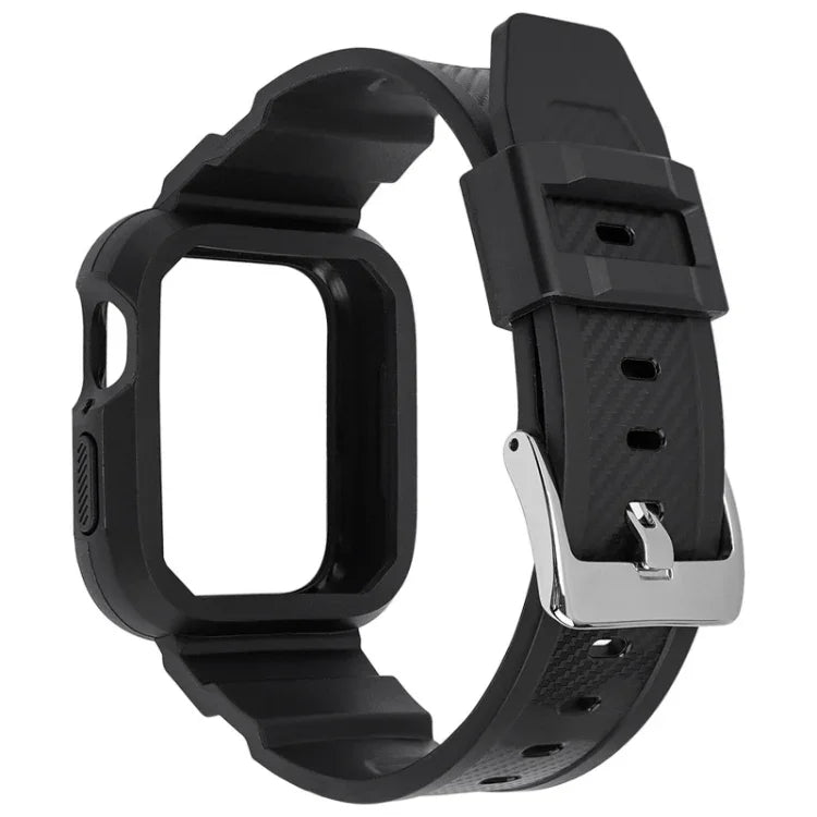 カーボンファイバー一体型スポーツウォッチバンド Apple Watchシリーズ用, 7 41mm / 6&SE&5&4 40mm / 3&2&1 38mm, 7 45mm / 6&SE&5&4 44mm / 3&2&1 42mm
