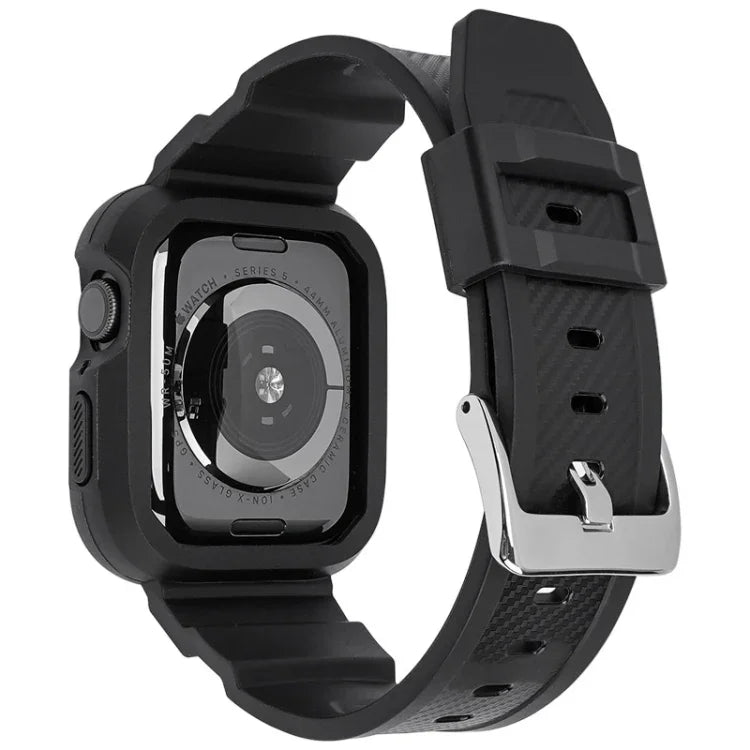 カーボンファイバー一体型スポーツウォッチバンド Apple Watchシリーズ用, 7 41mm / 6&SE&5&4 40mm / 3&2&1 38mm, 7 45mm / 6&SE&5&4 44mm / 3&2&1 42mm