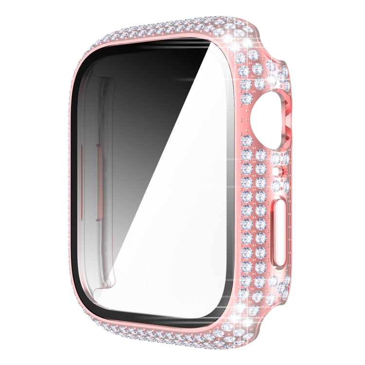 ダイヤモンドPC＋強化ガラスウォッチケース Apple Watch Series 7 41mm、7 45mm用